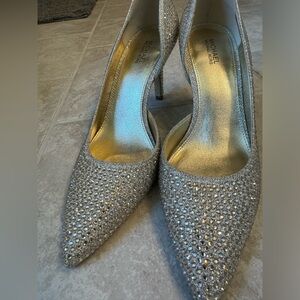 Michael Kors gold heels